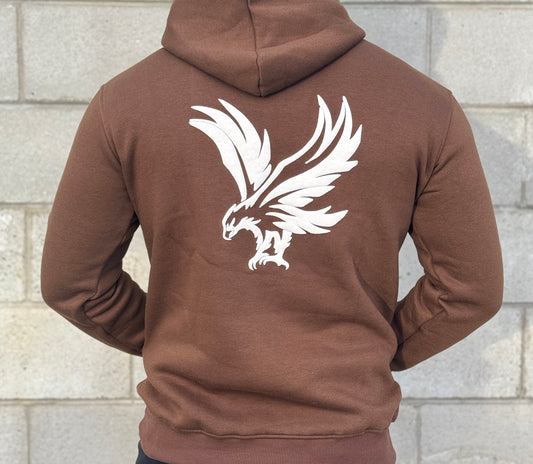 Hawk Big Eagle logo at the back Hoodie